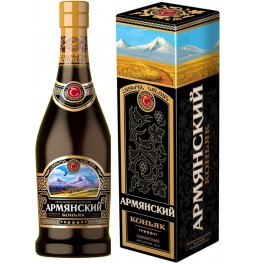 "Армянский Коньяк" 7 звезд, в подарочной коробке (матовая бутылка), 0.5 л