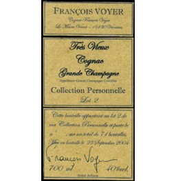 Коньяк Francois Voyer Lot №2 "Collection Personnelle", 0.7 л