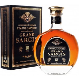Коньяк "Grand Sargis" 10 Years Old, gift box, 0.5 л