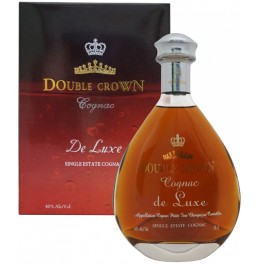 Коньяк "Double Crown" de Luxe, decanter &amp; gift box, 0.7 л