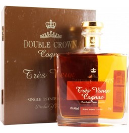 Коньяк "Double Crown" Tres Vieux, wooden box, 0.7 л