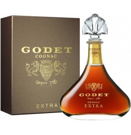 Коньяк Godet, Extra, gift box, 0.7 л