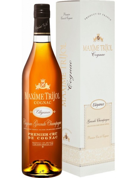Коньяк "Maxime Trijol" Elegance Grande Champagne Premier Cru AOC, gift box, 0.7 л