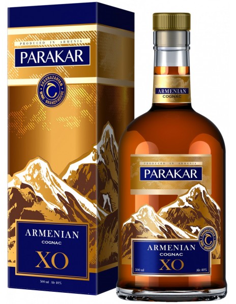 Коньяк "Parakar" XO, gift box, 0.5 л