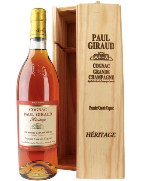 Коньяк Paul Giraud, "Heritage" Grande Champagne Premier Cru, wooden box, 0.7 л