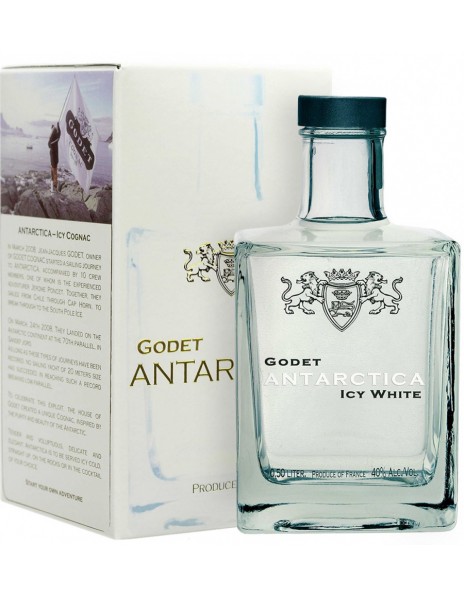 Коньяк Godet, "Antarctica" Icy White, gift box, 0.5 л