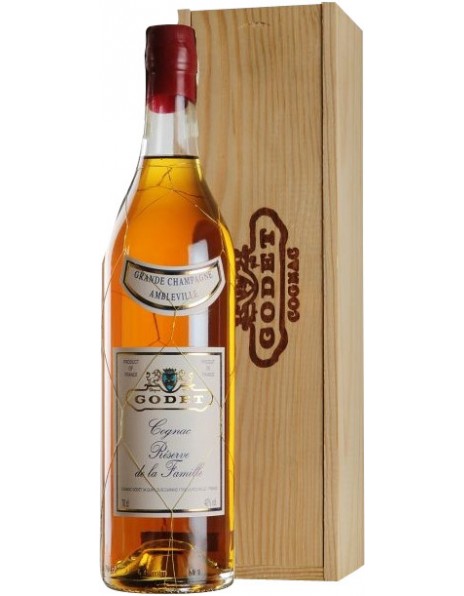 Коньяк Godet, "Reserve de la Famille" Extra Vieille, Grande Champagne, wooden box, 0.7 л
