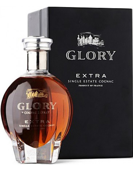 Коньяк "Leyrat" Extra, in decanter "Glory", wooden box, 0.7 л