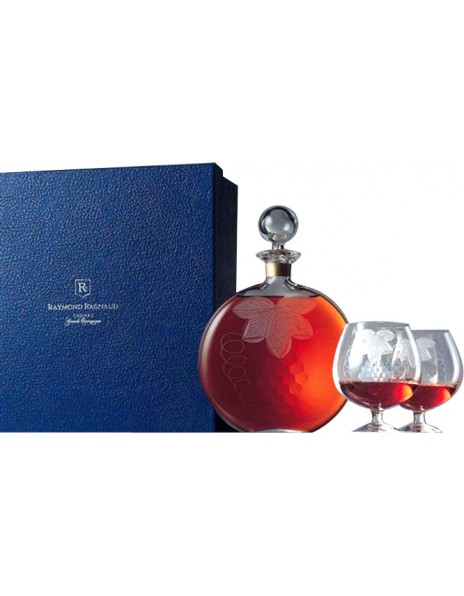 Коньяк Raymond Ragnaud, "Extra Vieux", in crystal decanter, with glasses, 0.45 л
