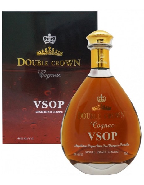 Коньяк "Double Crown" VSOP, decanter &amp; gift box, 0.7 л