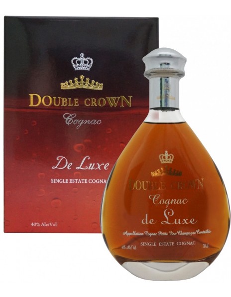 Коньяк "Double Crown" de Luxe, decanter &amp; gift box, 0.7 л