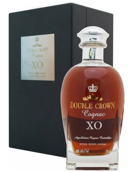 Коньяк "Double Crown" XO, black wooden box, 0.7 л