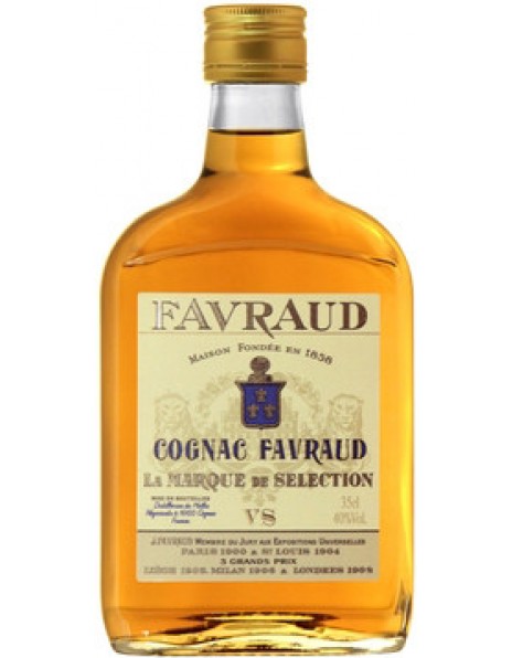 Коньяк "Favraud" VS, flask, 350 мл