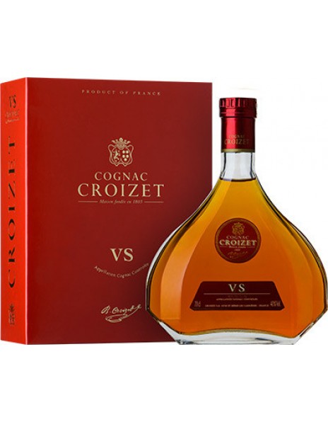 Коньяк "Croizet" VS, Cognac AOC, in decanter &amp; gift box, 0.7 л