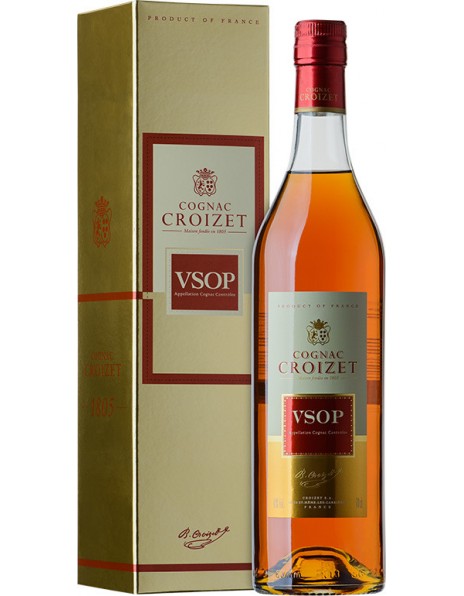 Коньяк "Croizet" VSOP, Cognac AOC, gift box, 0.7 л