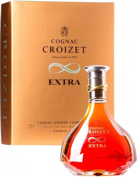 Коньяк "Croizet" Extra, Cognac AOC, in decanter &amp; gift box, 0.7 л