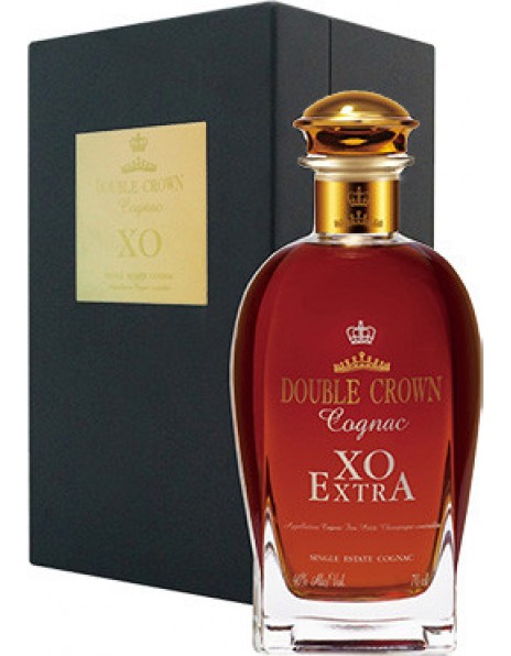Коньяк "Double Crown" XO Extra, black wooden box, 0.7 л