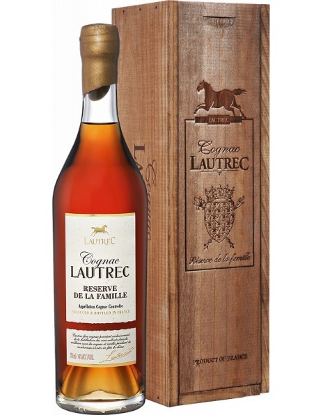 Коньяк "Lautrec" Reserve de la Famille, wooden box, 0.7 л