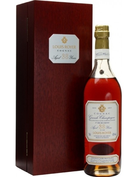 Коньяк Louis Royer, Grande Champagne, 38 years, gift box, 0.7 л