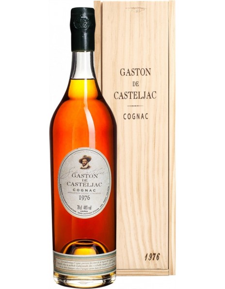 Коньяк "Gaston de Casteljac", Cognac AOC, 1976, wooden box, 0.7 л