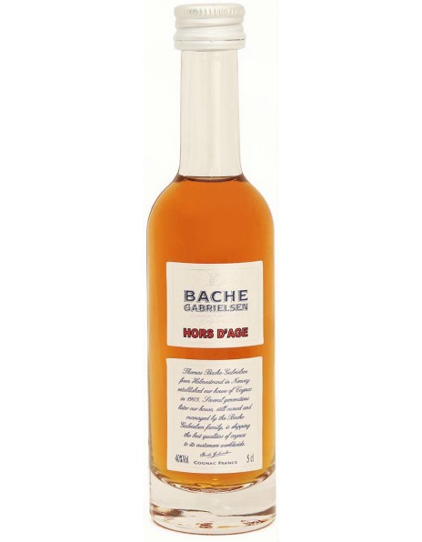 Коньяк Bache-Gabrielsen, Hors d'Age Grande Champagne, 50 мл