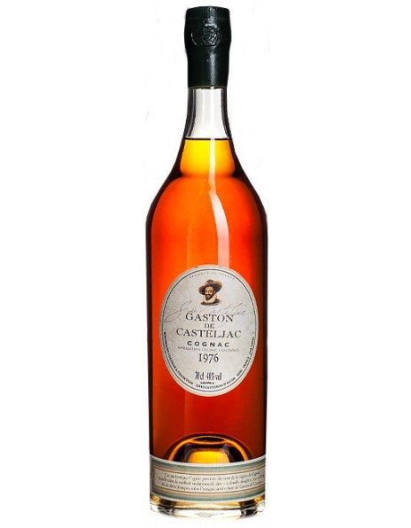 Коньяк "Gaston de Casteljac", Cognac AOC, 1976, 0.7 л