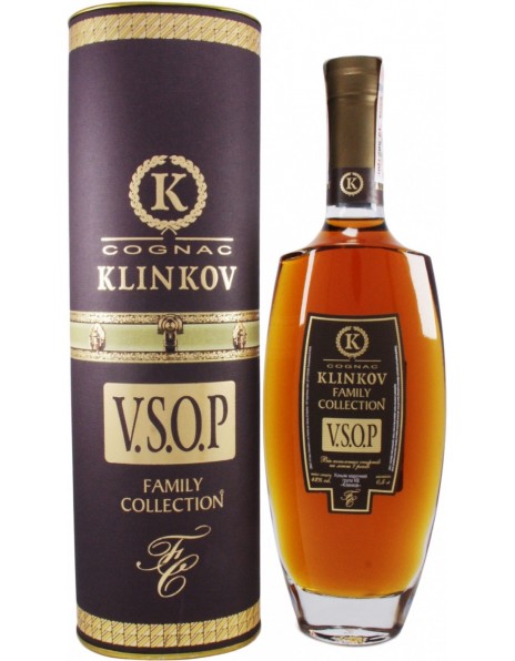 Коньяк "Klinkov" Family Collection V.S.O.P, in tube, 0.5 л