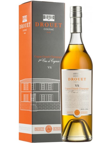 Коньяк Drouet, VS, Cognac Grande Champagne AOC, gift box, 0.7 л