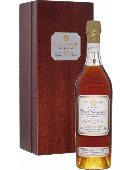 Коньяк Louis Royer, Grande Champagne, 39 years, gift box, 0.7 л