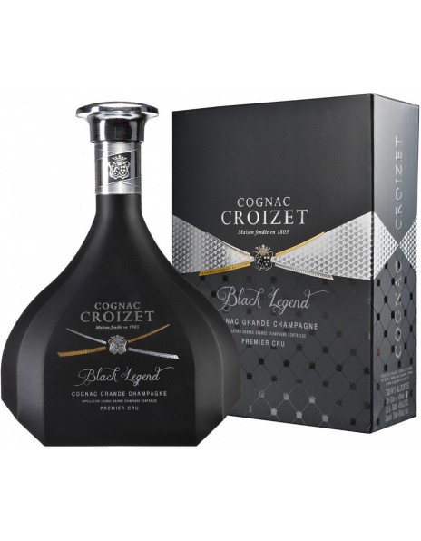Коньяк Croizet, "Black Legend" VSOP, Grand Champagne Premier Cru, Cognac AOC, gift box, 0.7 л