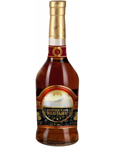 Коньяк Hayasy, Armenian Cognac 5 Years Old, 0.5 л